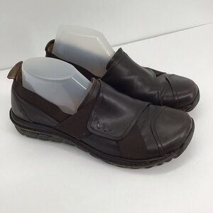 Romika Women’s Mary Jane Leather Flat Loafers Casual Career Brown Size 37